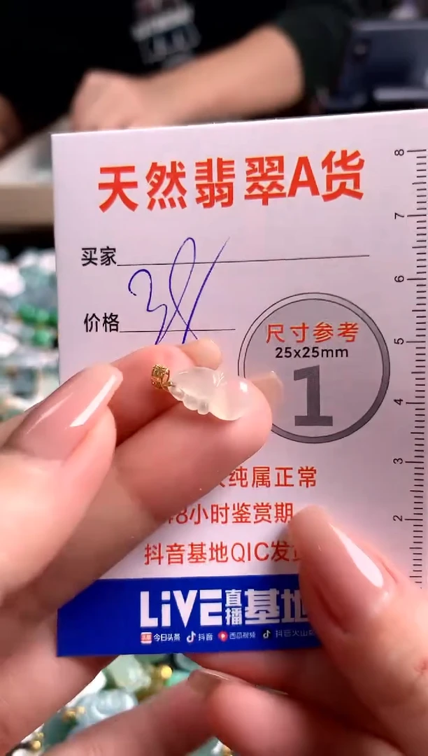 【闪购商品】翡翠颈饰18K金镶嵌14003039