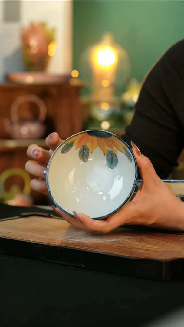 【闪购商品】杯手绘心瓷陶瓷浮力