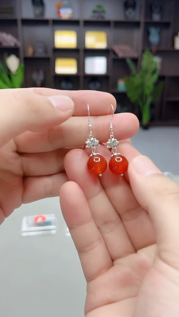 未镶嵌耳饰玛瑙/玉髓718000