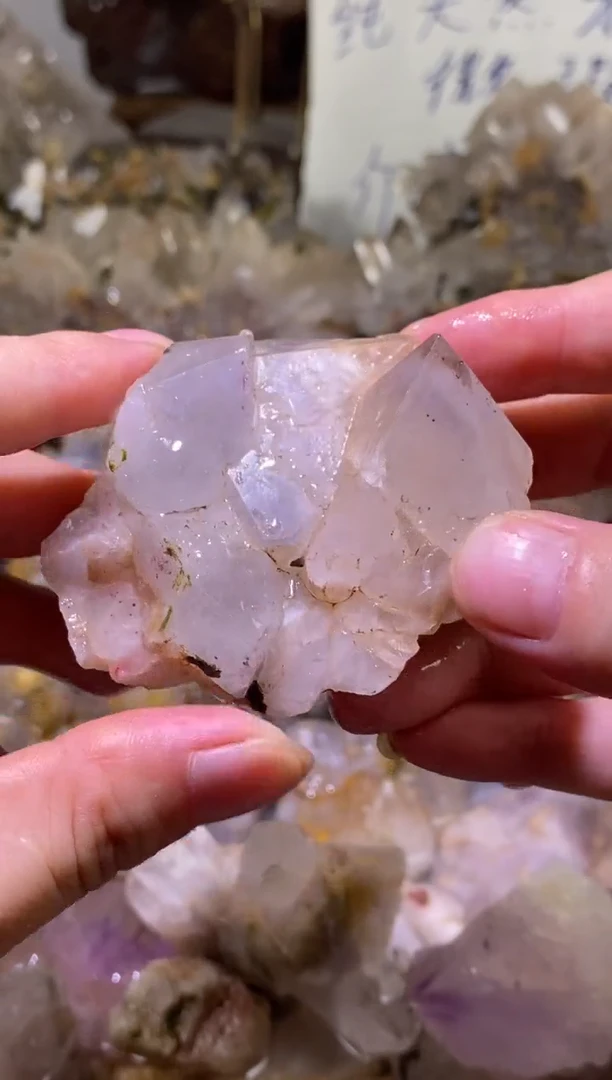 未镶嵌珠宝半成品水晶5号144g四川超七花园水晶