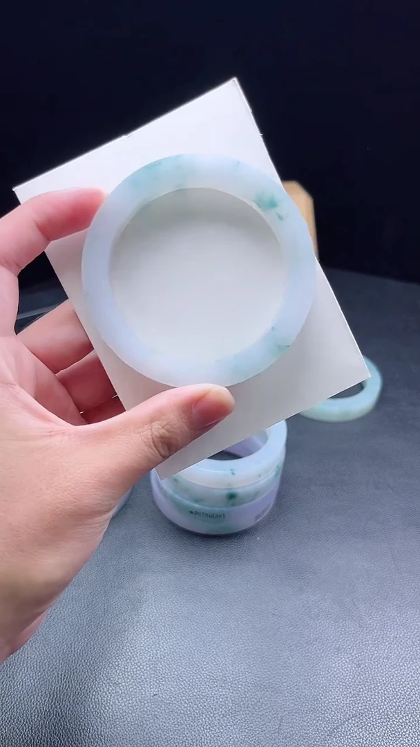 未镶嵌手镯定制翡翠竹**格定制