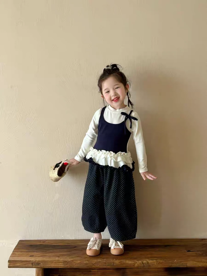 女宝休闲套装秋装儿童洋气韩范衣服女童两件套2025新款小女孩童装