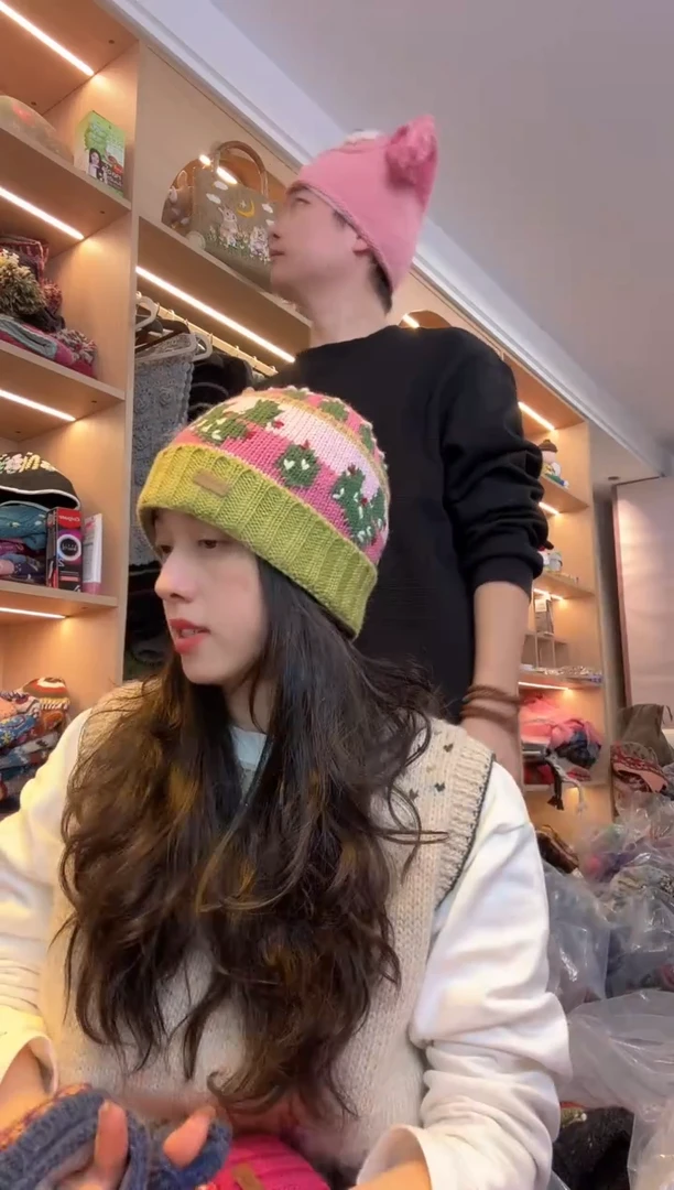 羊毛美丽如仙人掌粉色