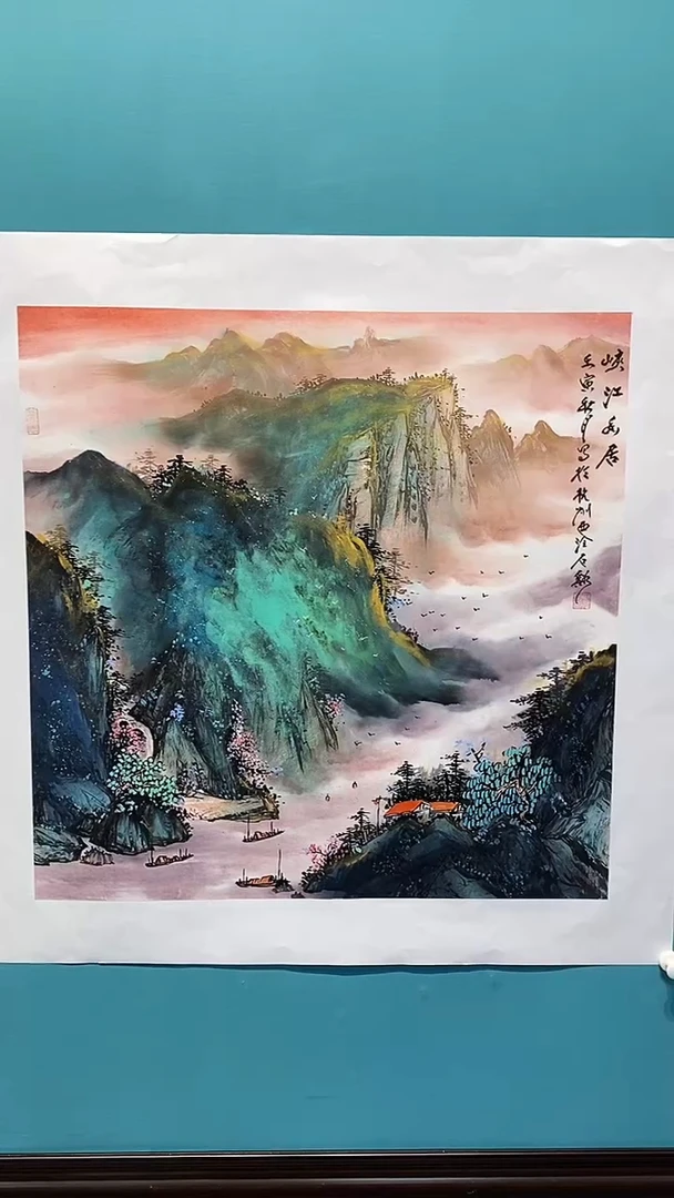 国画画都展厅明德老师国画作品12