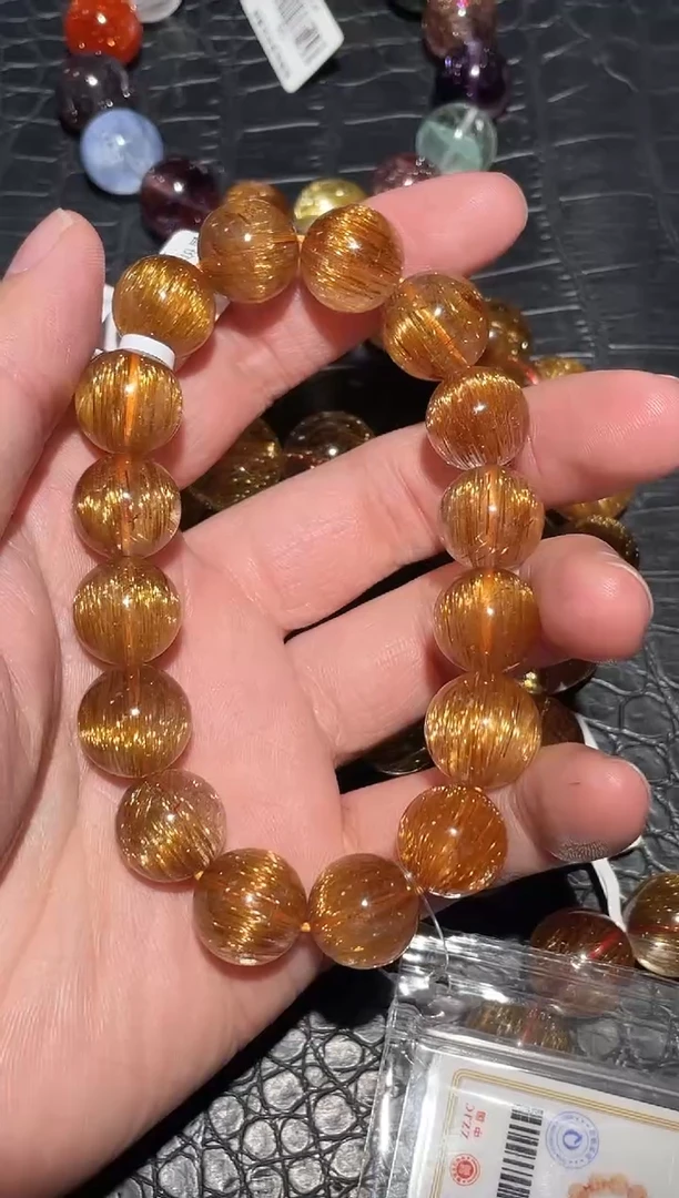 未镶嵌手链水晶单圈发晶A14