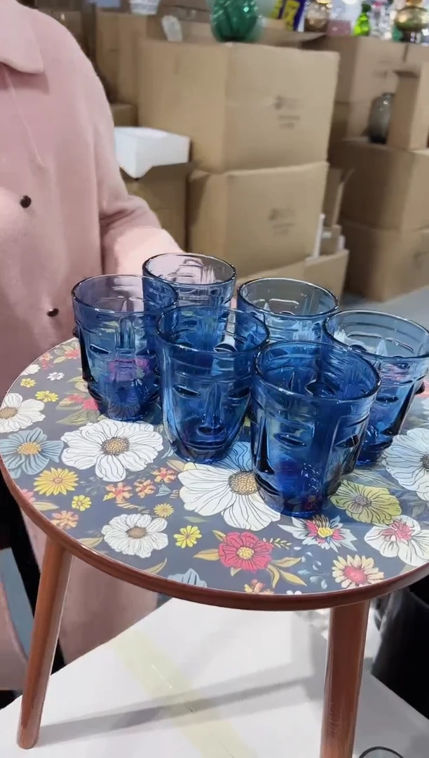 【闪购商品】玻璃花伴你花瓶-杯子六只