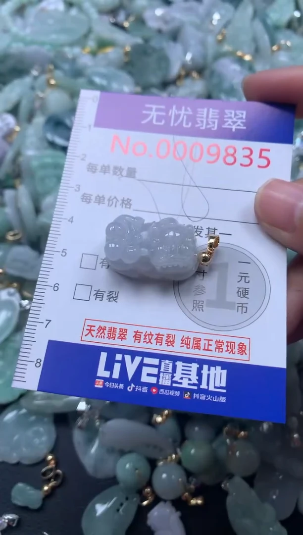 颈饰未镶嵌翡翠9835