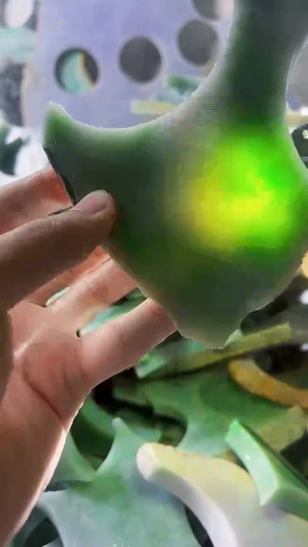 翡翠裸石缅甸翡翠A货文7231