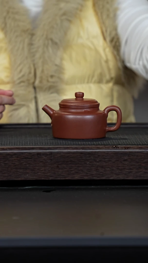 【闪购商品】紫砂茶壶红皮龙德钟