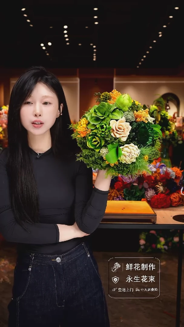 琉璃手工艺品手工花器花束空运包邮送货上门-以图片为准