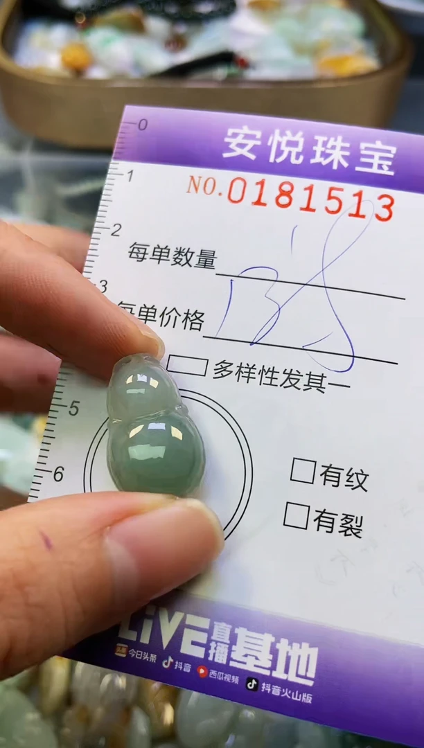 翡翠未镶嵌颈饰闪购0181513