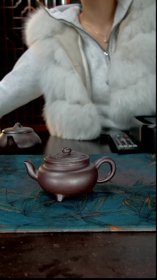 茶壶紫砂纯料石红主人杯