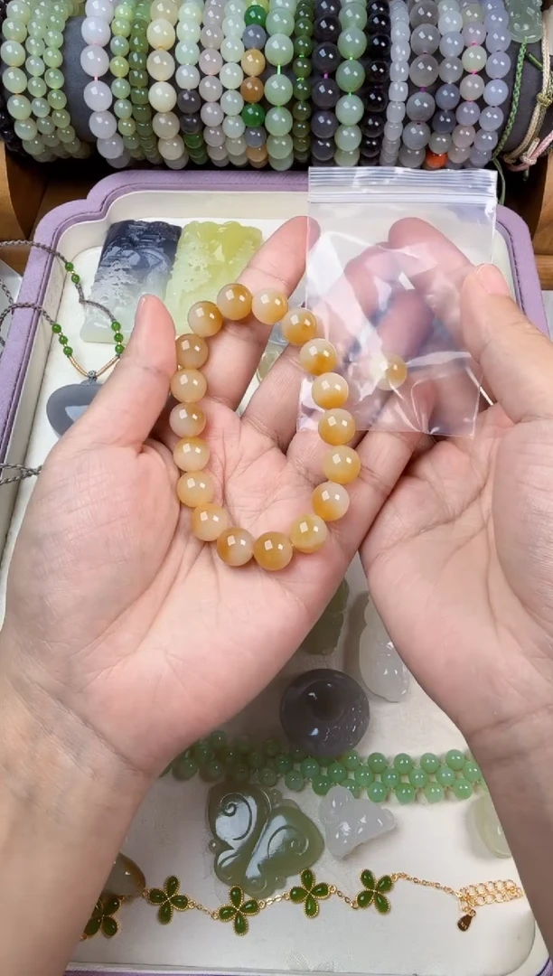 手串未镶嵌和田玉筱**o10mm手串