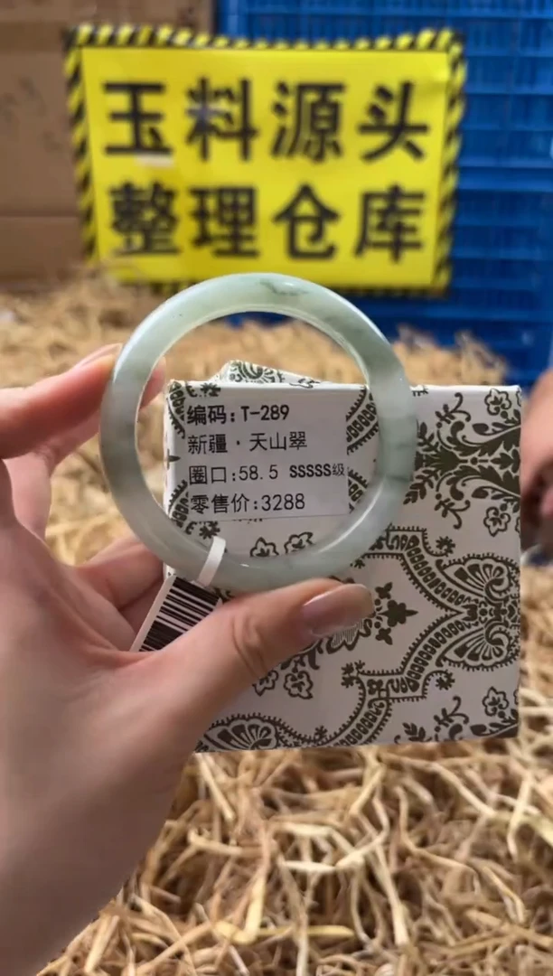 未镶嵌手镯石英质玉T-289
