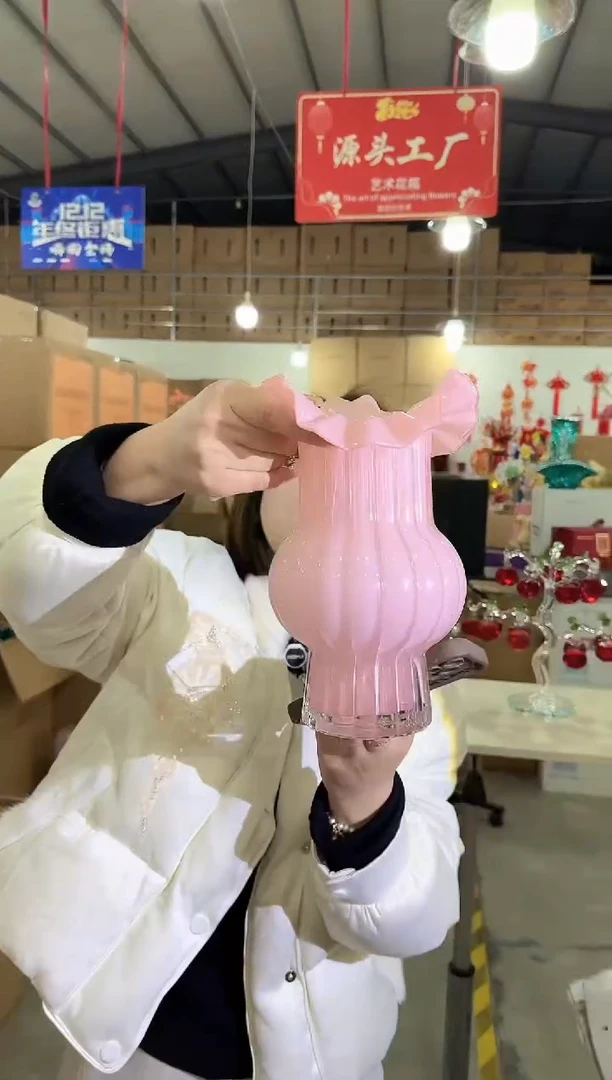 【闪购商品】玻璃于清花器V-早101