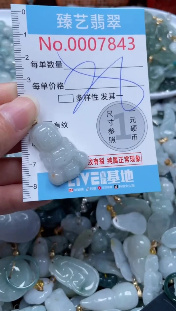 颈饰未镶嵌翡翠7843
