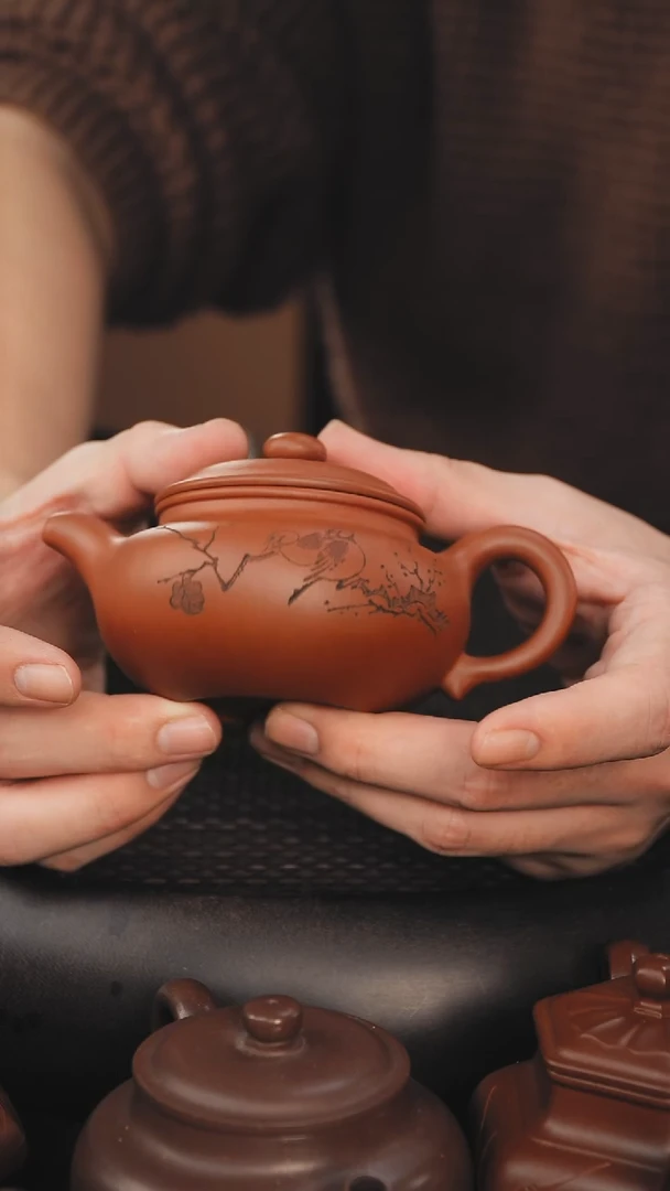 茶壶紫砂仿古 清水泥