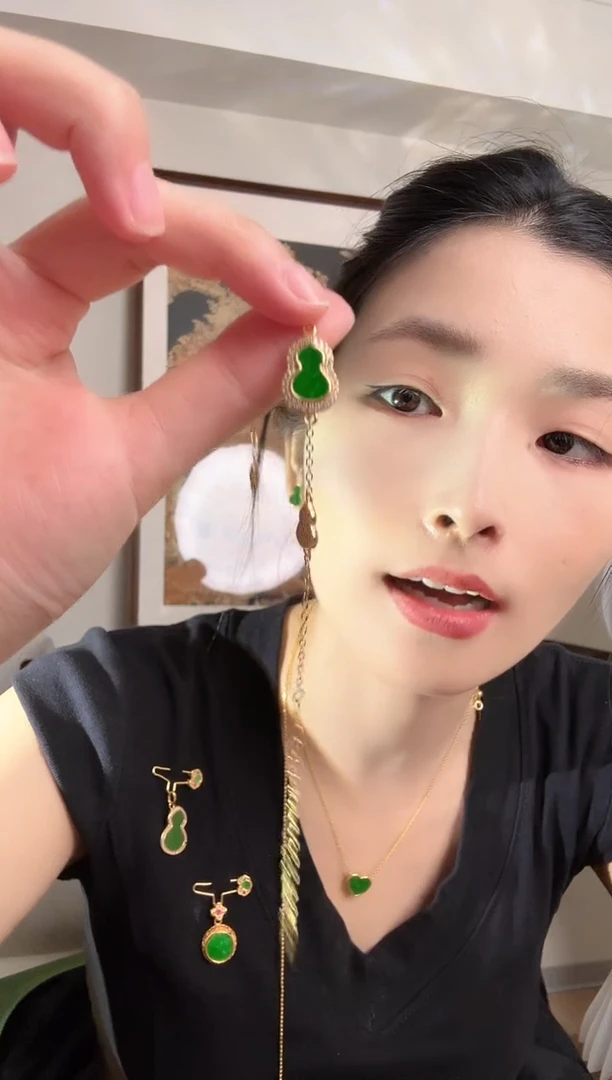 银S925镶嵌手链翡翠手饰