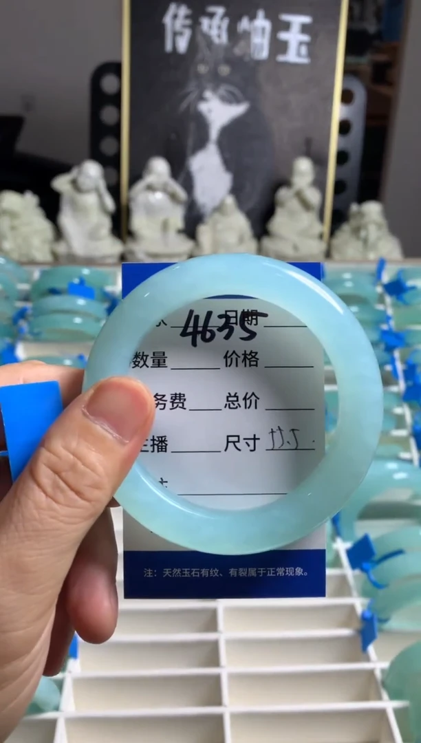 蛇纹石玉未镶嵌手镯4635