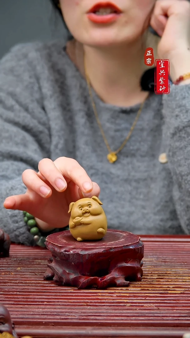 紫砂茶宠宜兴紫砂茶宠摆件