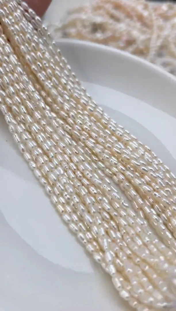 未镶嵌淡水珍珠福利强光*珍珠项链（无核2mm+）