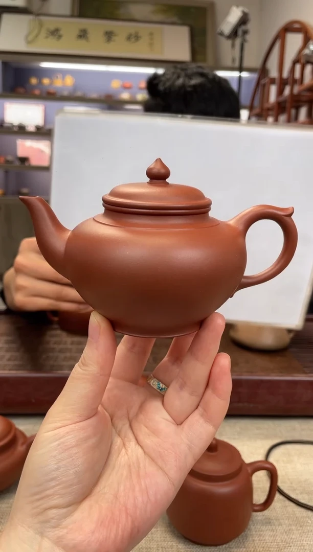 【闪购商品】紫砂茶壶底槽清  笑樱 矿标证书