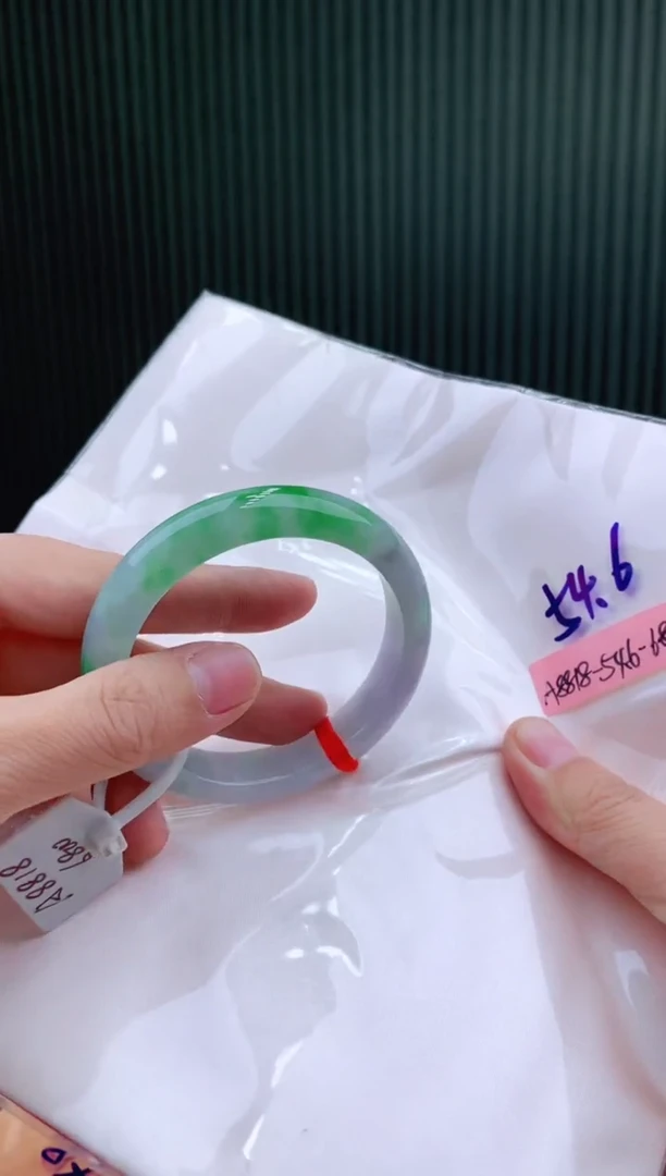 未镶嵌手镯翡翠54+