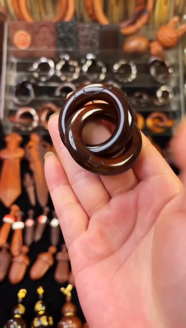 雷枣木玉化乾坤圈2.5