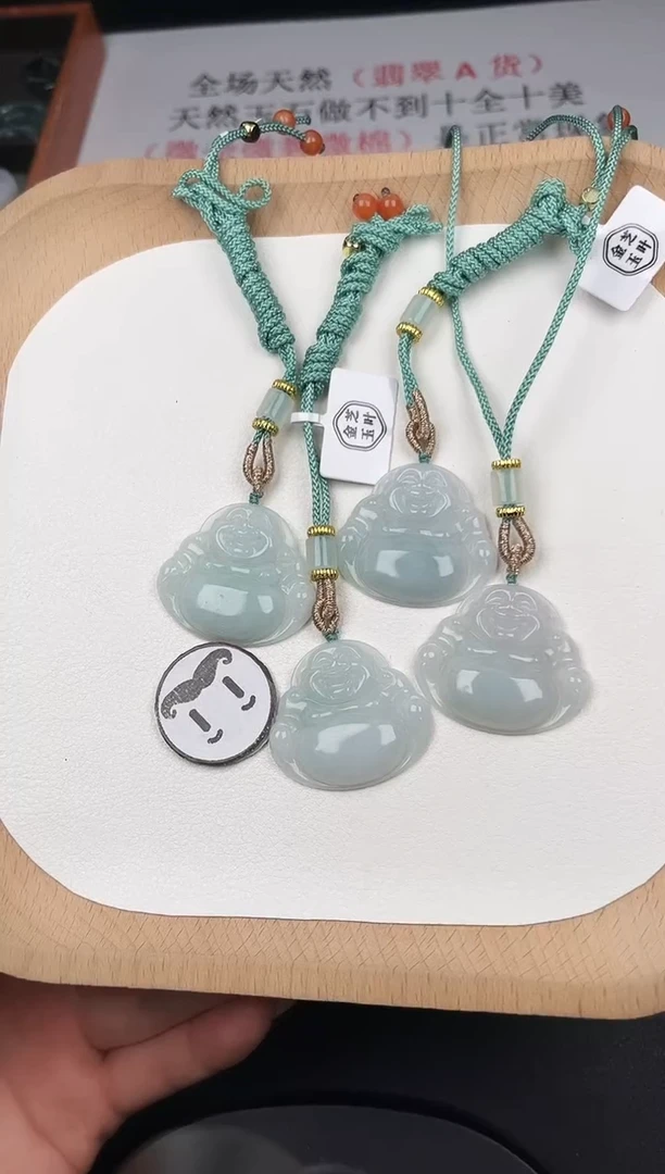 颈饰未镶嵌翡翠LA099中小佛+送同款绳子多样性发其一