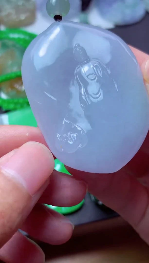 翡翠未镶嵌颈饰天然翡翠A货