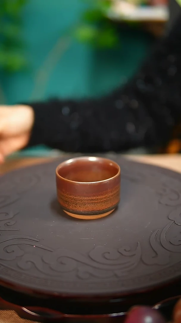 【闪购商品】杯钧尚源原矿钧瓷紫金直臂主人杯