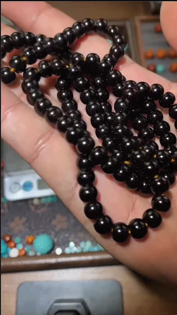 吊坠椰蒂075多圈手串