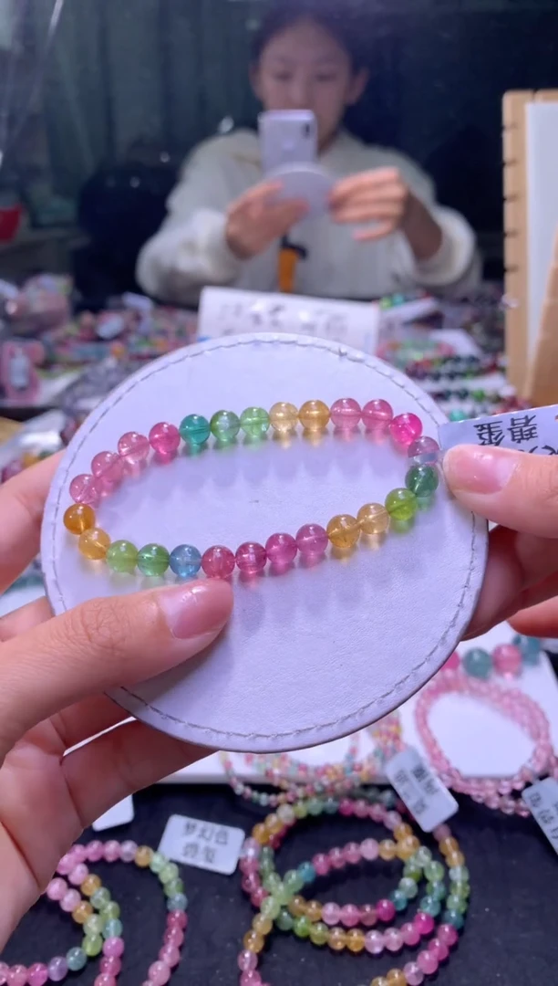 未镶嵌手串碧玺A89【天然碧玺】