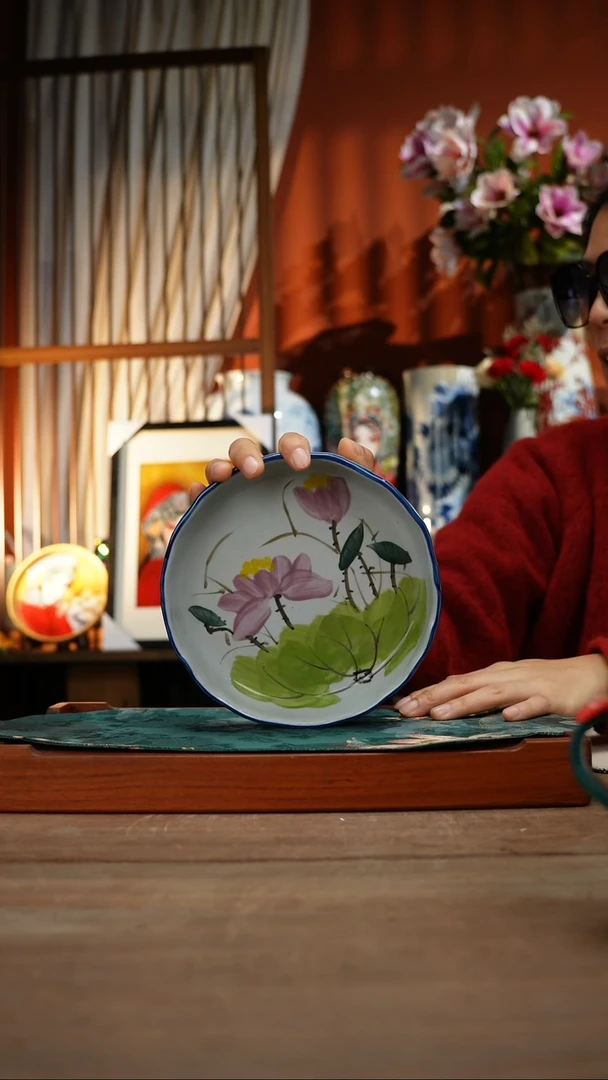 【简家甄选】景德镇设计师釉下手绘陶瓷