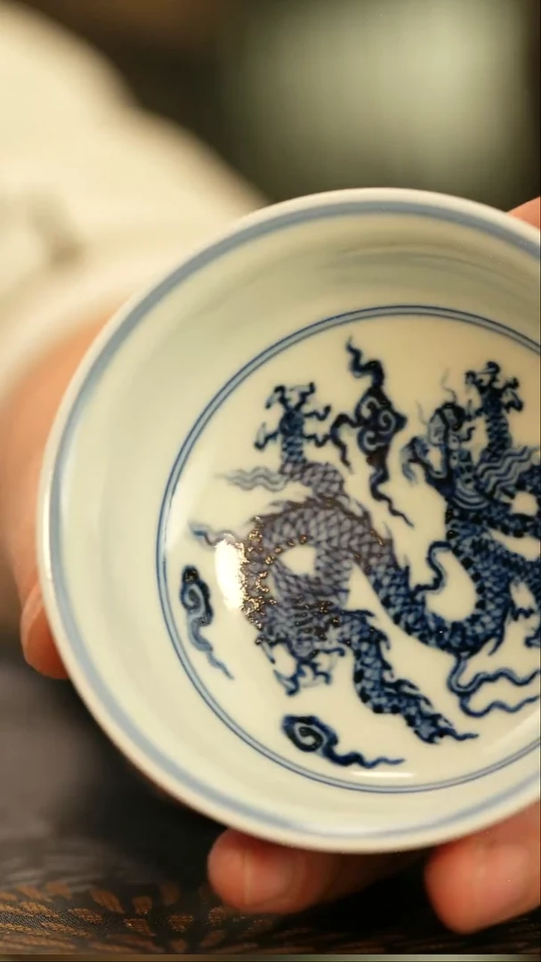 中式垂虹慕古三龙纹炉式