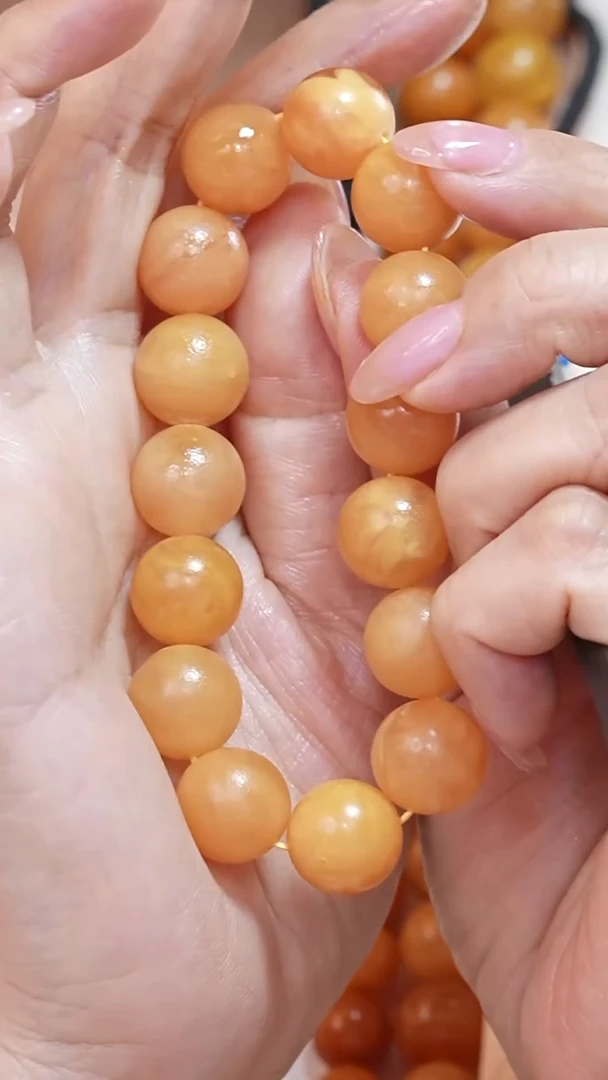 蜜蜡颈饰未镶嵌7582天然蜜蜡珠宝奇石云端妖孽全部保真