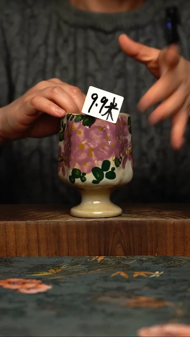 瓷片釉下彩手工手绘同款陶器