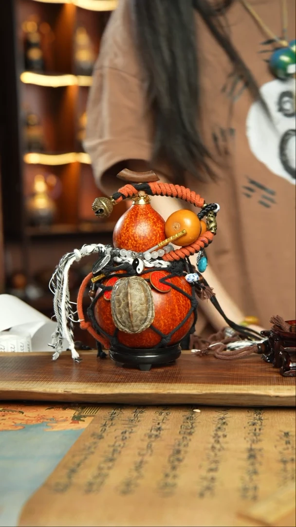 207号500ml左右非遗大漆酒葫芦