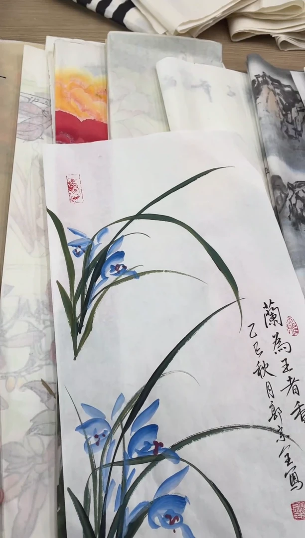 国画11.23国画手绘作品无边框