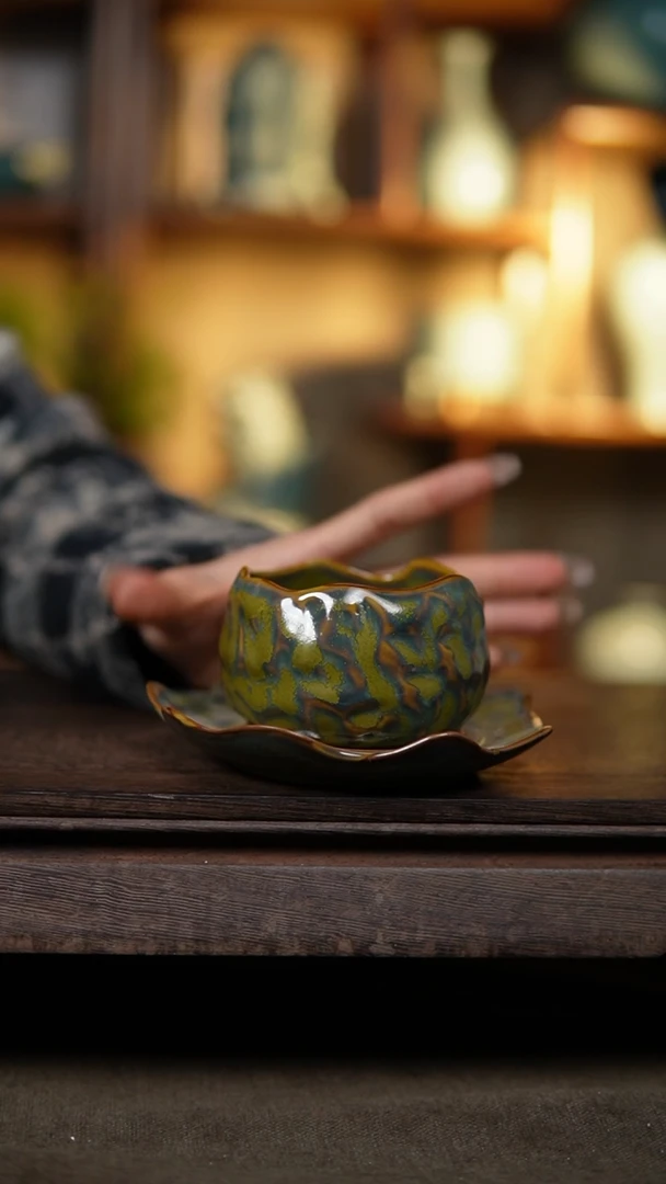 【闪购商品】杯茶叶沫纯手工根络套组