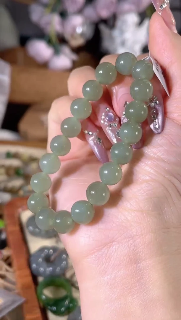 未镶嵌手链和田玉多样性发其一孤品默认微瑕