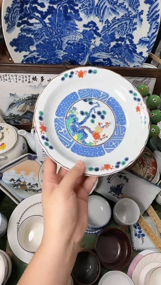 其他陶005手工手绘盘