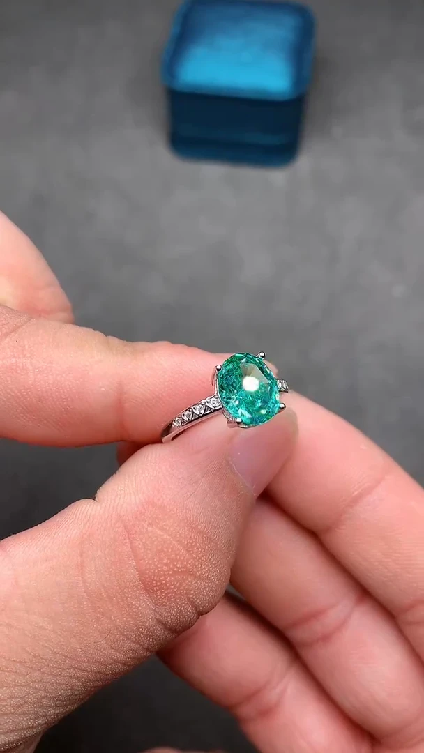 【闪购商品】碧玺戒指银S925镶嵌.........