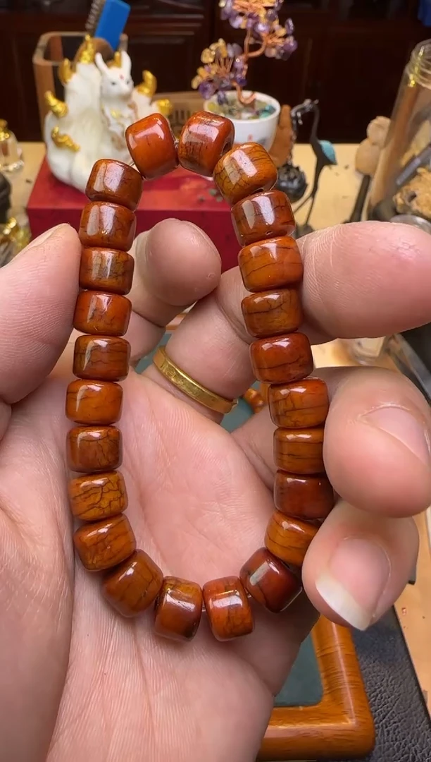 【闪购商品】牛骨手串/手链牦牛骨单圈直切10mm