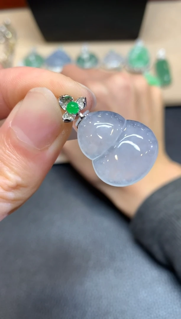 【闪购商品】翡翠颈饰18K金镶嵌【无鉴赏期】