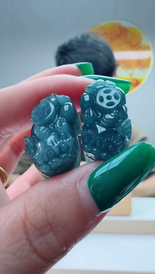 翡翠未镶嵌颈饰多样性随机发其一