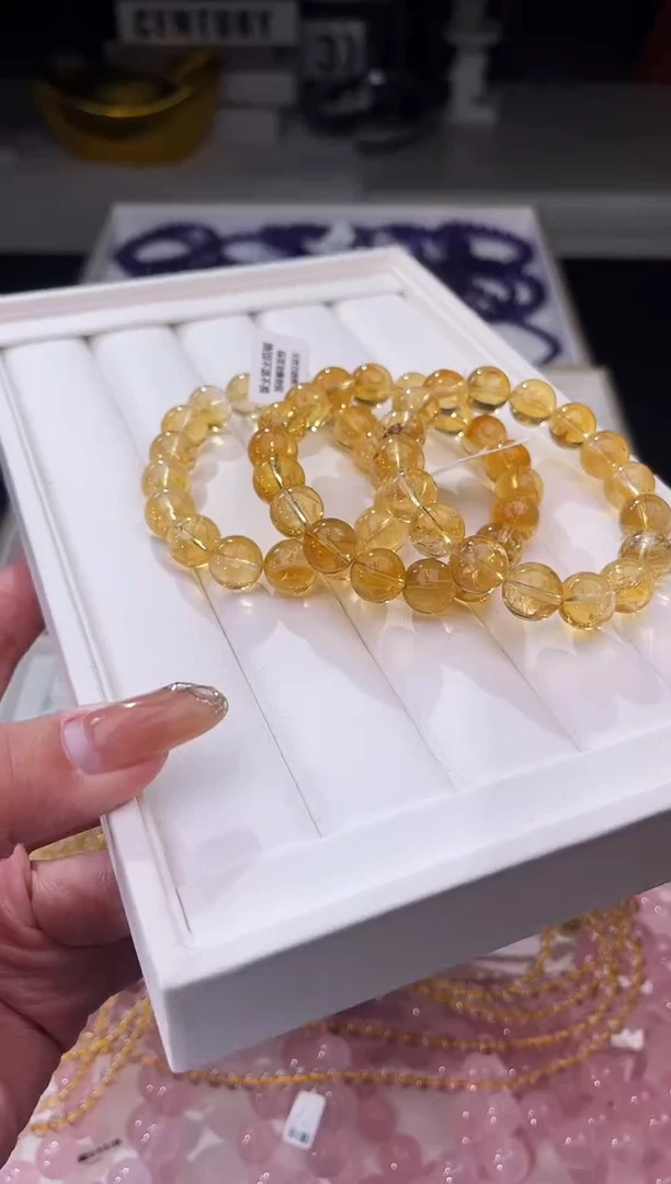 【闪购商品】水晶/未镶嵌巴西黄水晶11mm+/多样性发一