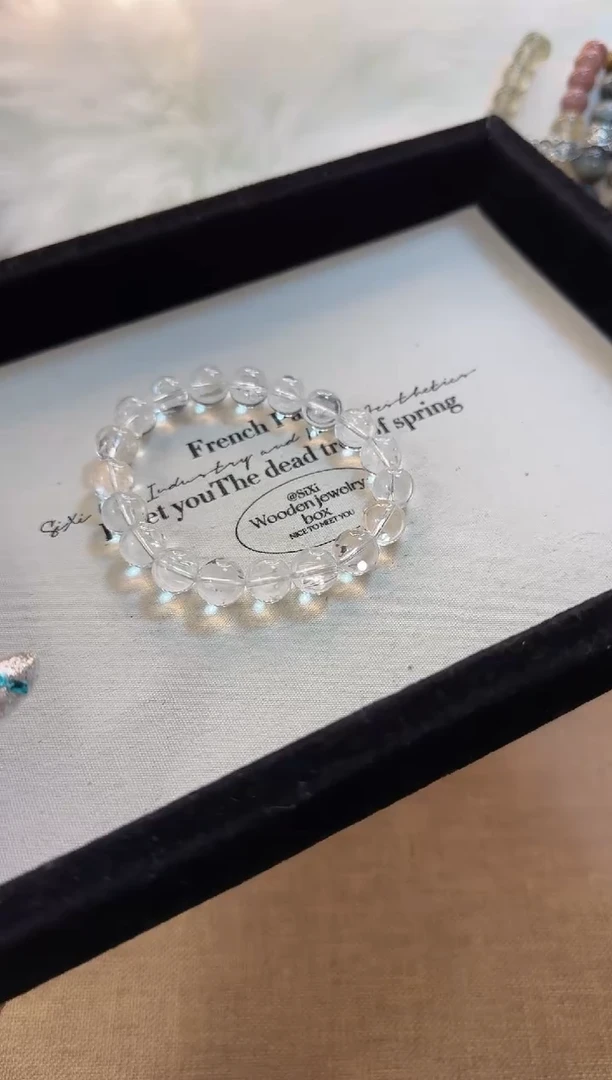 【闪购商品】水晶手串未镶嵌白阿赛MG0820