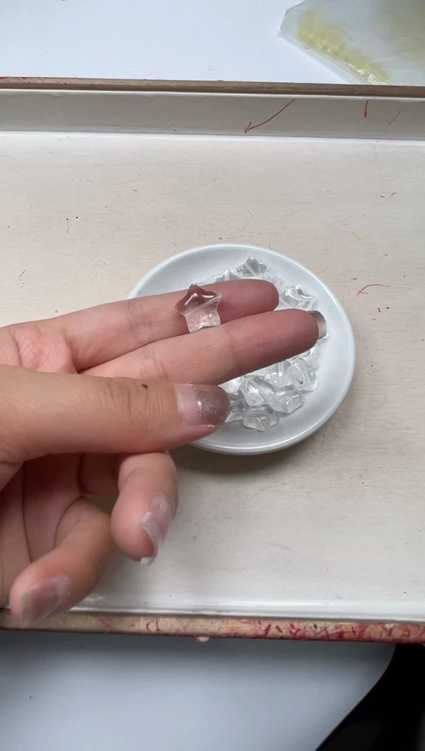 散珠未镶嵌水晶A267 白水晶 星星1个9.9元