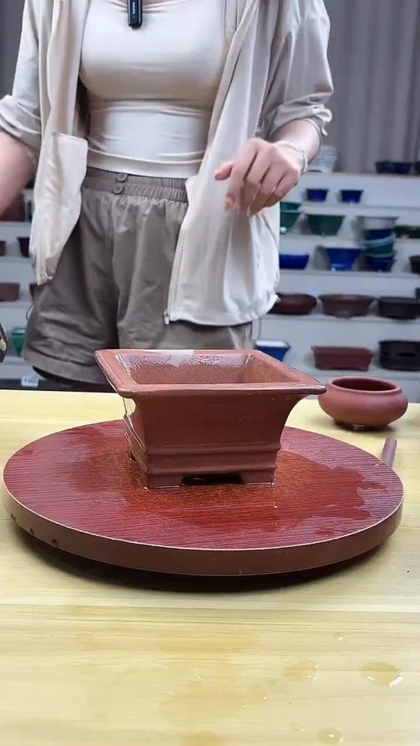 紫砂花盆紫砂花盆精品花盆微瑕